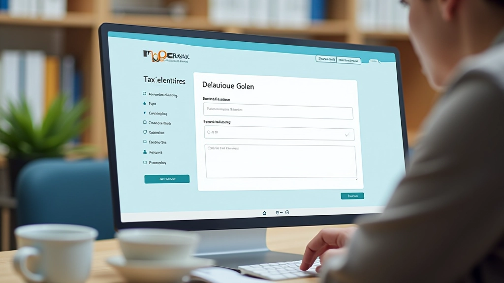 Écran d'accueil du site impots.gouv.fr montrant l'interface de déclaration fiscale