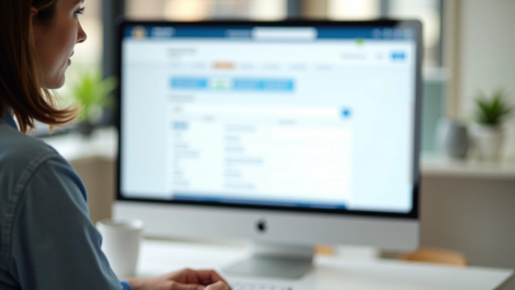 Écran d'ordinateur affichant le portail officiel impots.gouv.fr avec interface de navigation